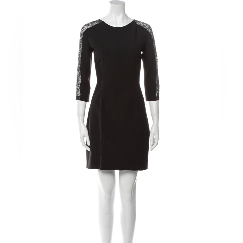 Sandro mini black dress size M